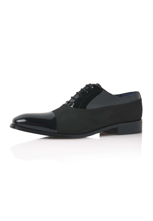 Mr. Fiarucci Devon Zapatos de Boda Hombre Negro ()