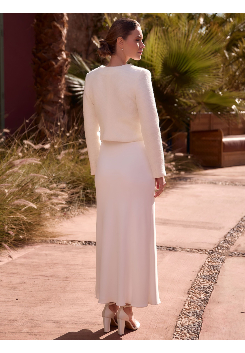 Bianco Evento Lizzie Falda