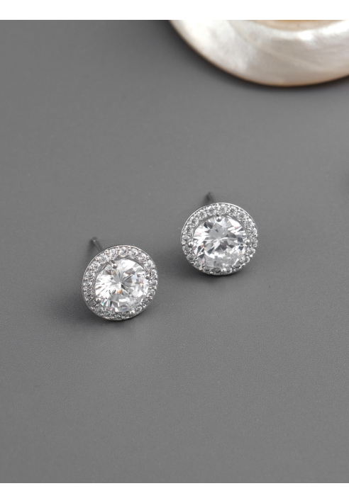 G. Westerleigh ER4140 Pendientes Novias Plata