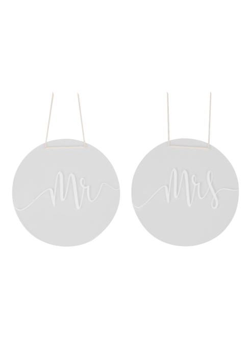 Ginger Ray PAM-502 -Sillas Señalización Mr. y Mrs.