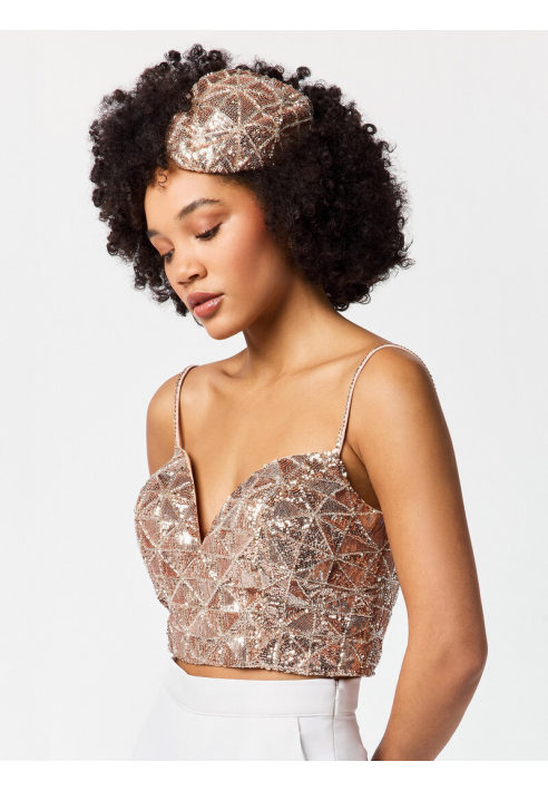 Poirier Fascinator HT-75151 dorado ()