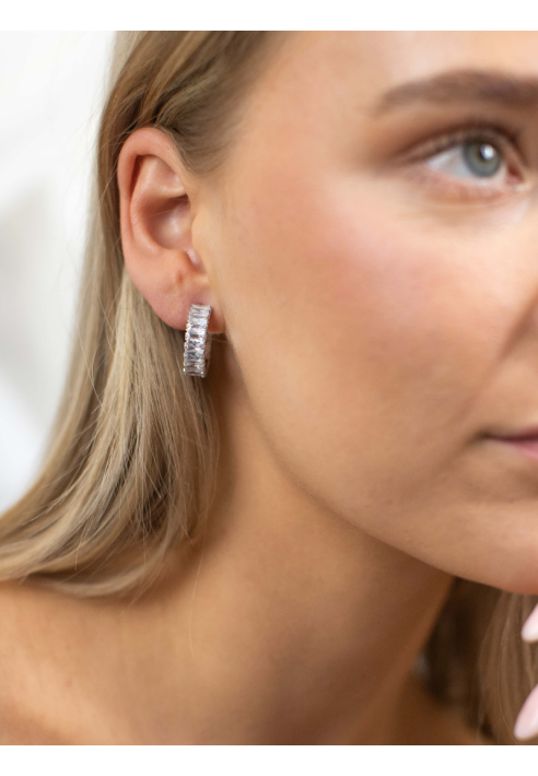 Abrazi Lauren Pendientes Plata