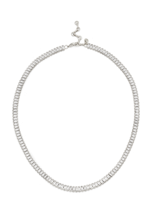 Abrazi Baguette Collar Plata ()