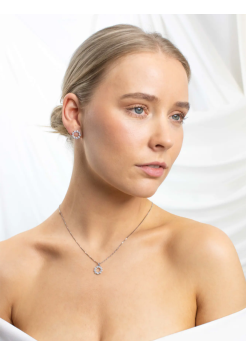 Abrazi Callie Collar Plata 42cm