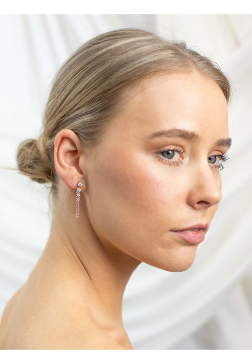 Abrazi Puck Pendientes Rose