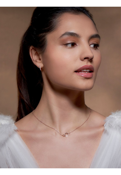 Poirier JS-001 Élodie Rose Juego de Joyas de Novia