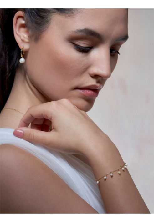 Poirier JS-004 Juego de Joyas para Novia Anaïs Dorado ()