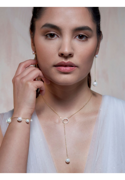 Poirier JS-005 Juego de Joyas para Novia Céline Oro ()