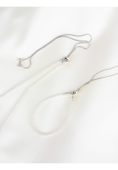 Abrazi Jorja Perla Collar Plata