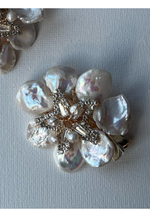 Sally Jane Bridal Horquilla para el pelo Lilly Dorado