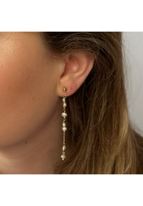 Sally Jane Bridal Mila Earrings Gold ()