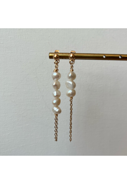 Sally Jane Bridal Pendientes Muse Oro