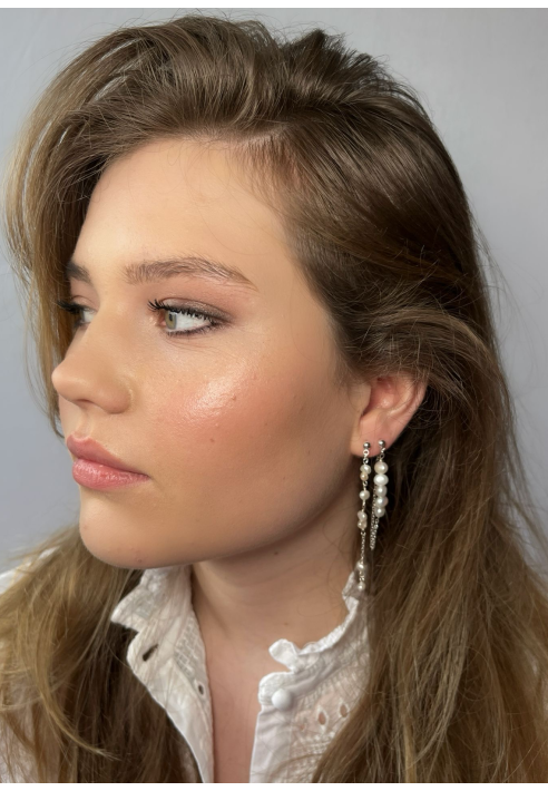 Sally Jane Bridal Pendientes Muse en Plata ()