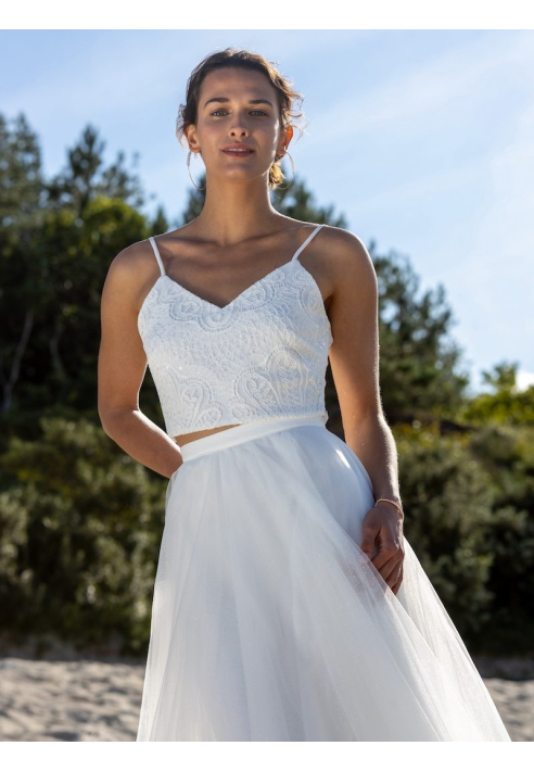 Bolero de encaje Novias Emporio ()