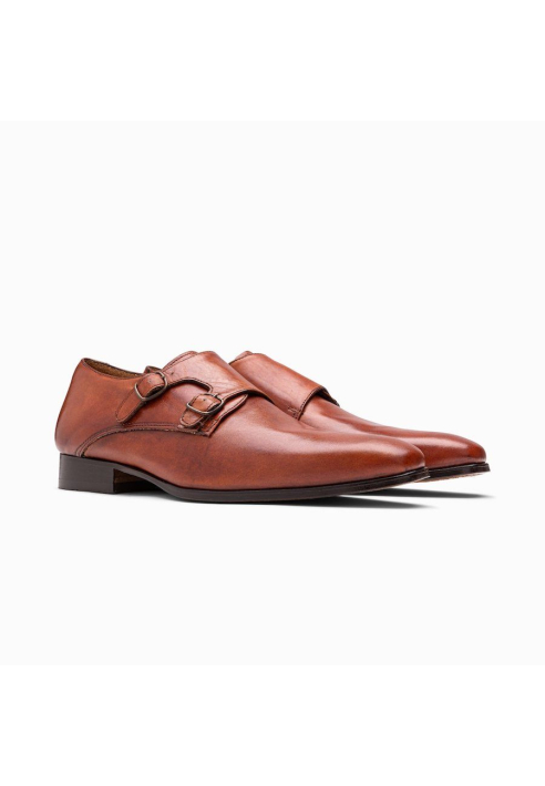 Paulo Bellini Ugento Zapatos de Novio Piel Cognac