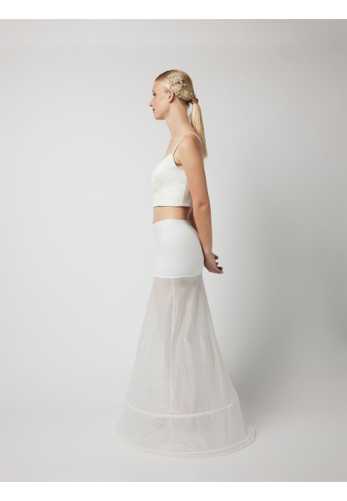 Poirier PC2-230J Enagua A-Line 230 cm Marfil