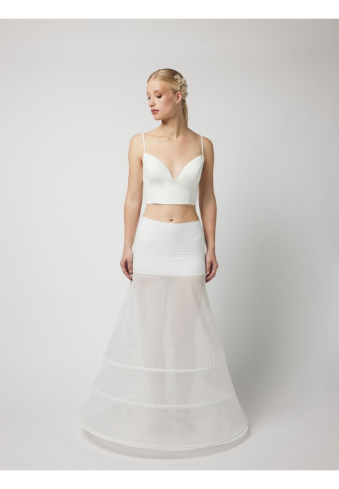 Poirier PC3-270J Enagua A-Line Básica 270 cm Marfil ()