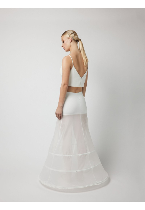 Poirier PC3-270J Enagua A-Line Básica 270 cm Marfil