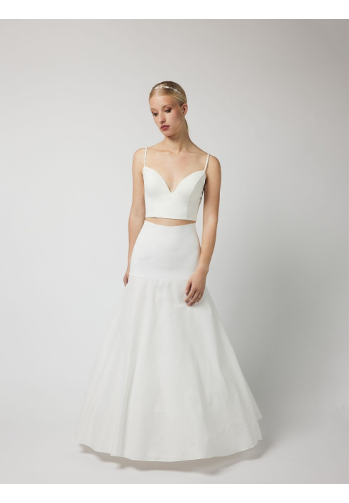 Poirier PC45-270J Enagua Línea A 270 cm Marfil ()