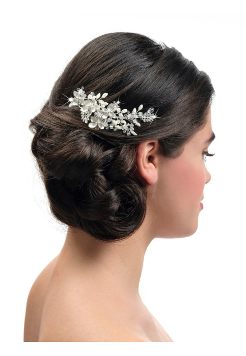 Peine de plata Poirier BB-432 ()