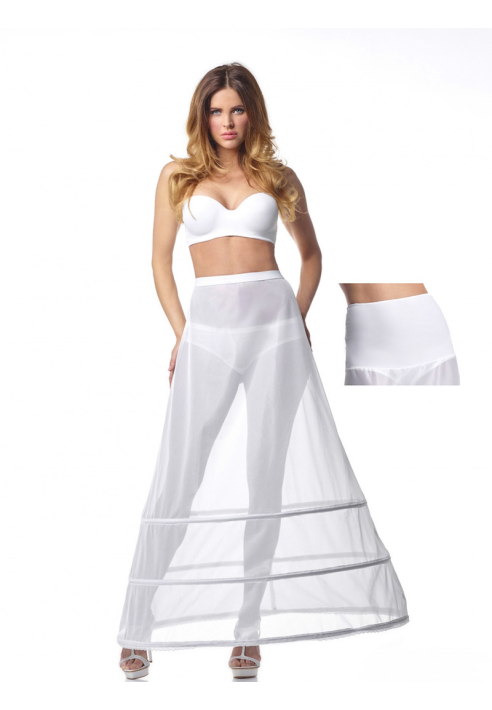 Poirier 3-270J Ivory - Enagua para Vestido Marfil ()