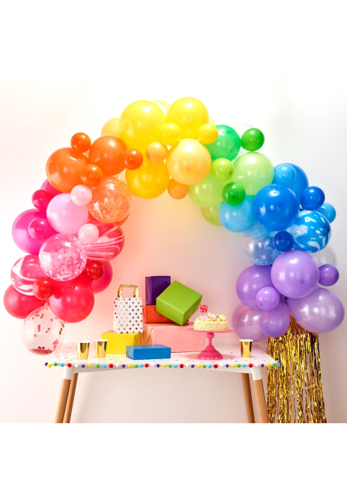 Ginger Ray BA-304 Balloon Arch - Arco de Globos de Arcoiris