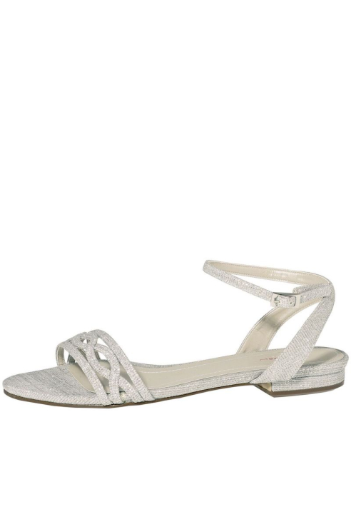 Zapatos de novia Rainbow Club Faye Plateados Metalizados