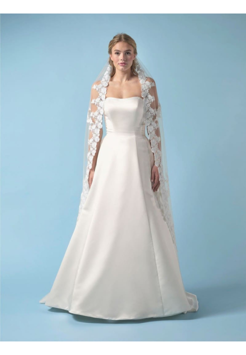 Poirier S439-150-SOFT Velo Flores Bordadas ()