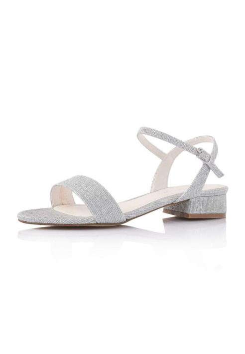 Rainbow Club Salli Plata Metálico Zapatos de Novia ()