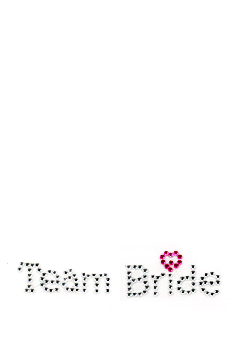 AE- Pegatinas "Team Bride" ()