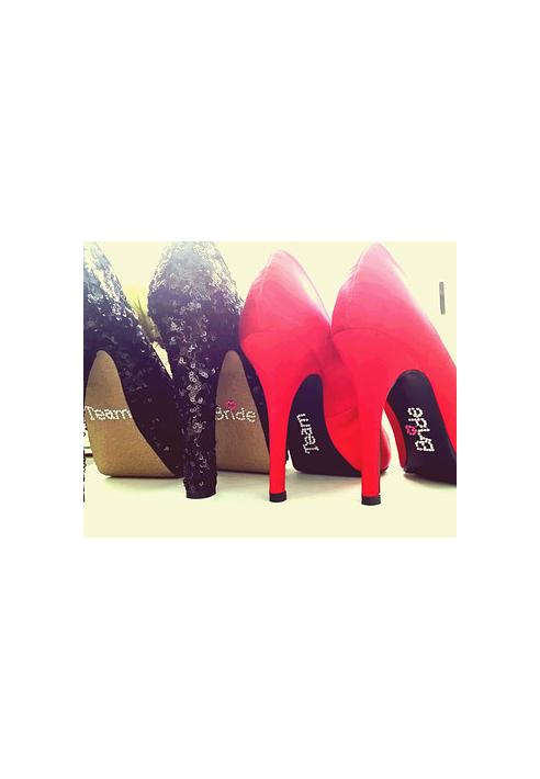 AE- Pegatinas "Team Bride"