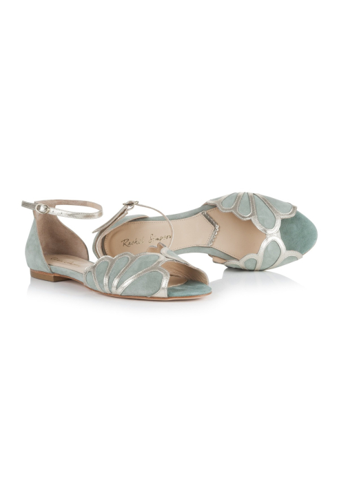 Rachel Simpson Willow Mint - Zapatos de Novia