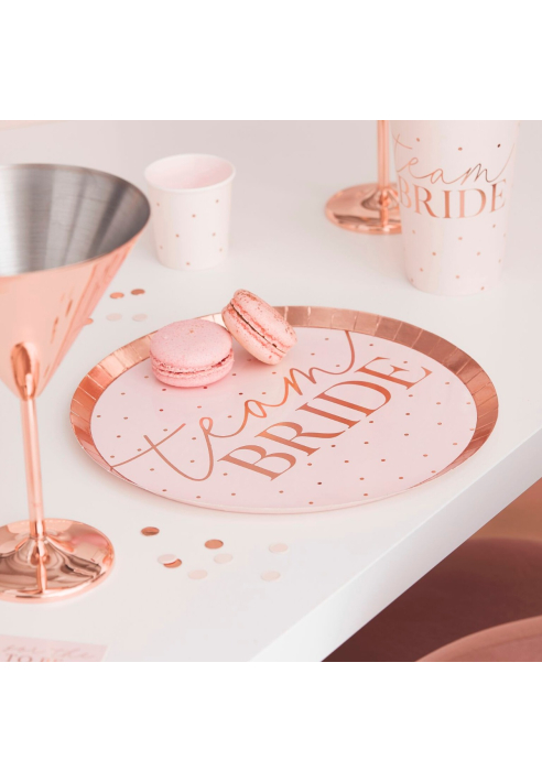 Ginger Ray HN-824 Hen Party - Platos blush ()