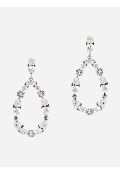 Abrazi Jane Swarovski Pendientes Plata