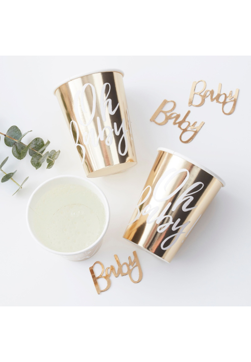 Ginger Ray OB-102 Oh Baby -Vasos