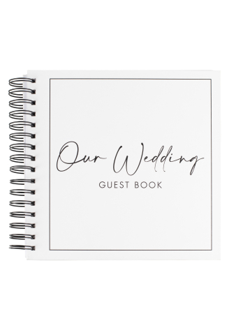 Ginger Ray BW-402 Wedding Guest Book