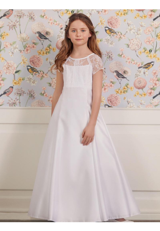 LILLY 08-1104-WH Communion Dress
