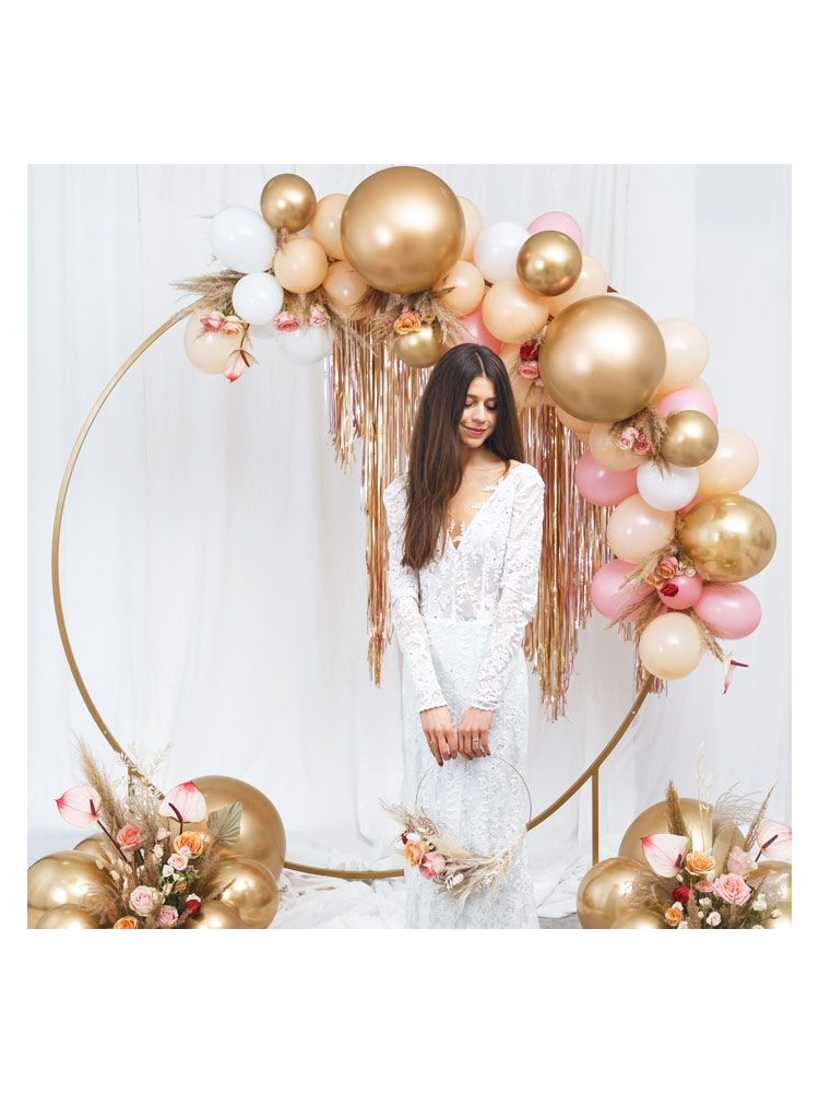 Party Deko SNT2 -Gold Marco de fondo circular 2m main product photo