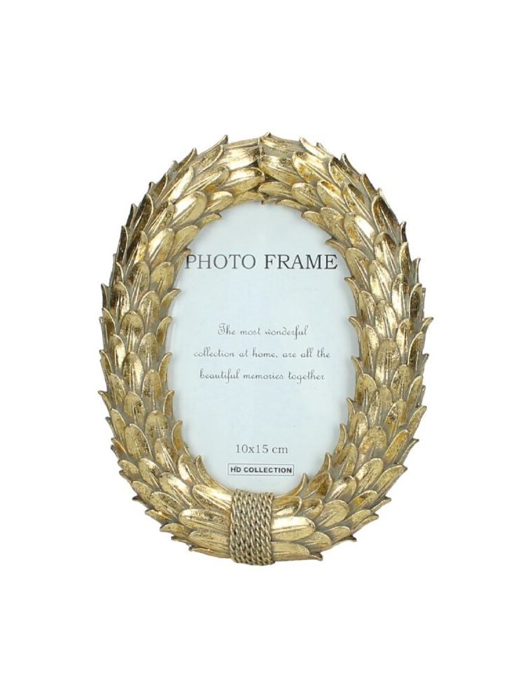 Kersten - Marco de fotos dorado - oval - 10x15cm main product photo