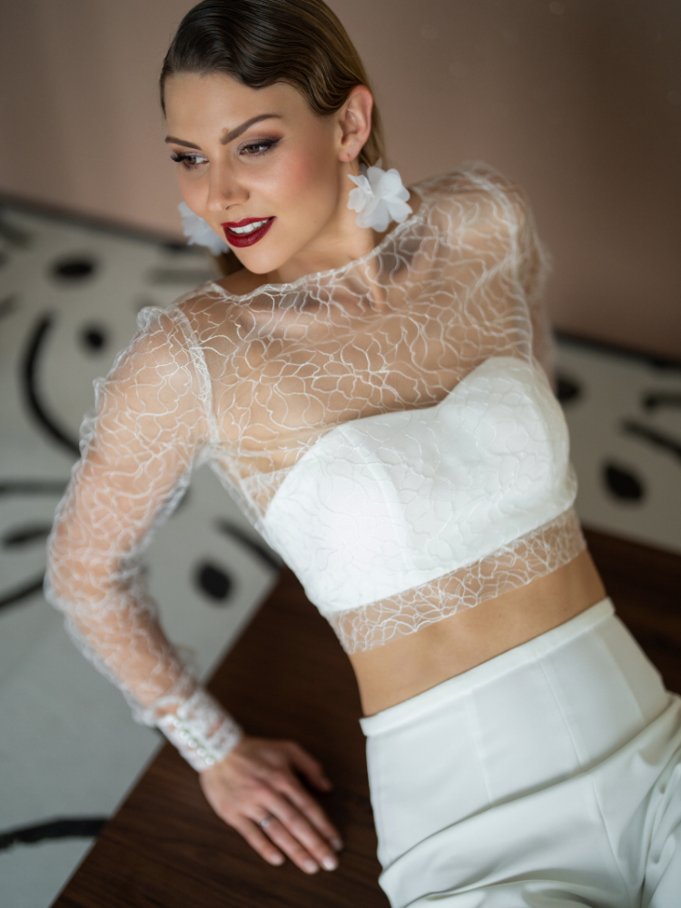 Perlenbräute Flora Pendientes main product photo