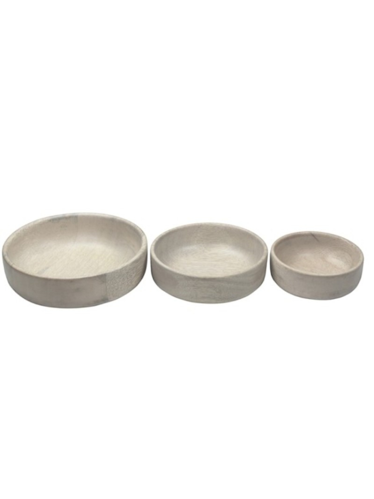 Leeff 18476 Bowls Bente S, set of 3 Natural main product photo