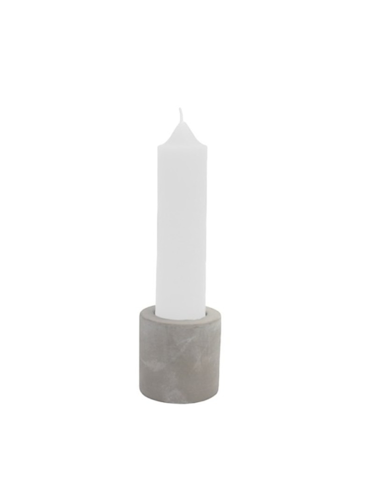 Leeff 18720 Big Candles Giftset Brian White — Concreto blanco main product photo