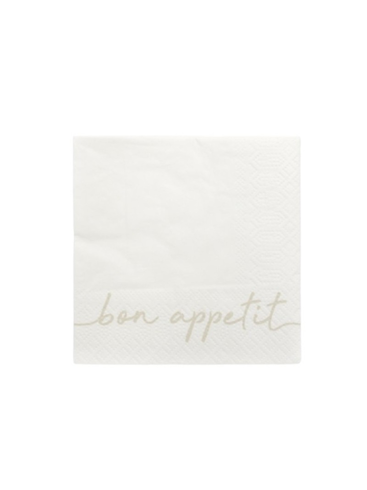 Leeff 18763 Servilletas - Bon Appétit Blanco main product photo