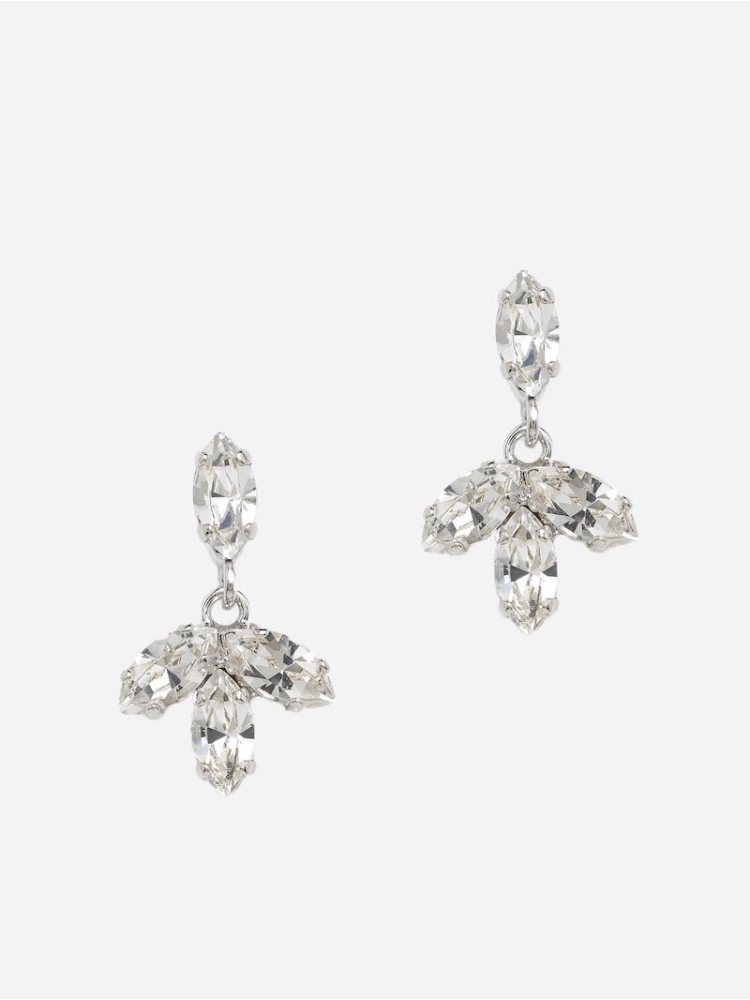 Abrazi Kylie Swarovski Pendientes Plata main product photo
