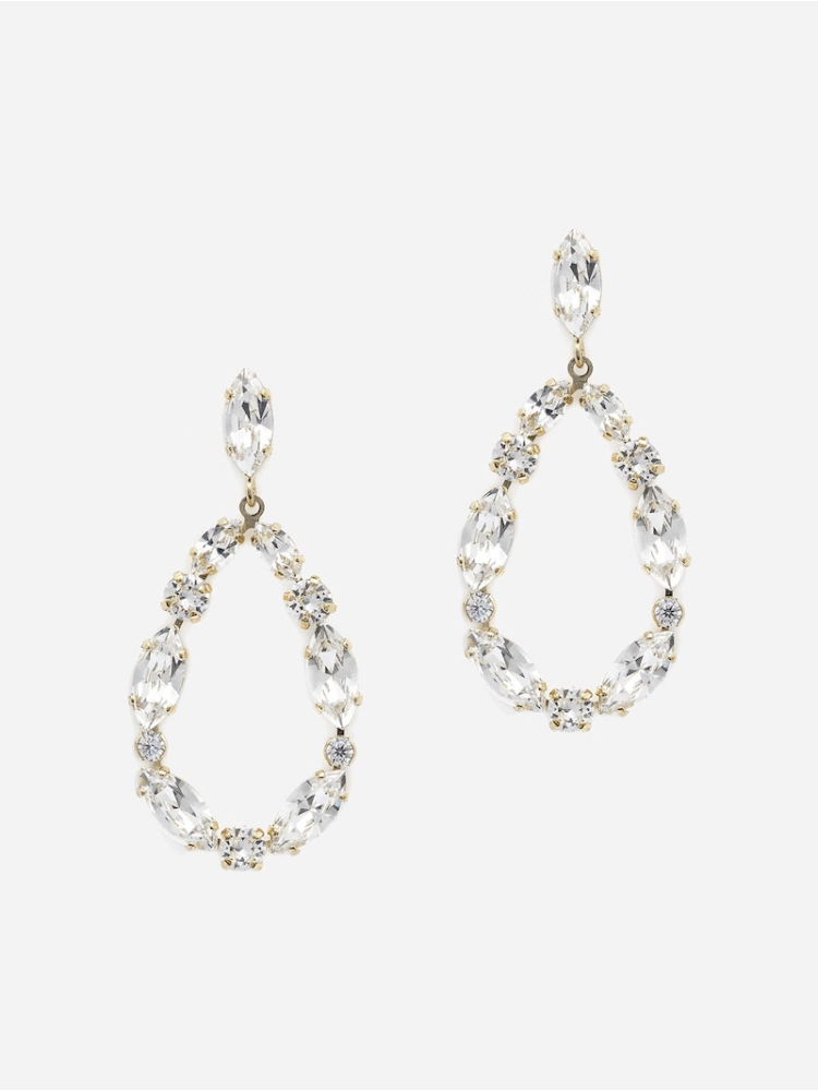 Abrazi Jane Swarovski Pendientes Oro main product photo