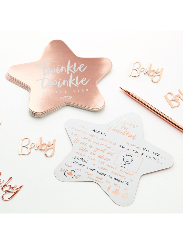 Ginger Ray TW-812 Twinkle Twinkle - Tarjetas de consulta main product photo