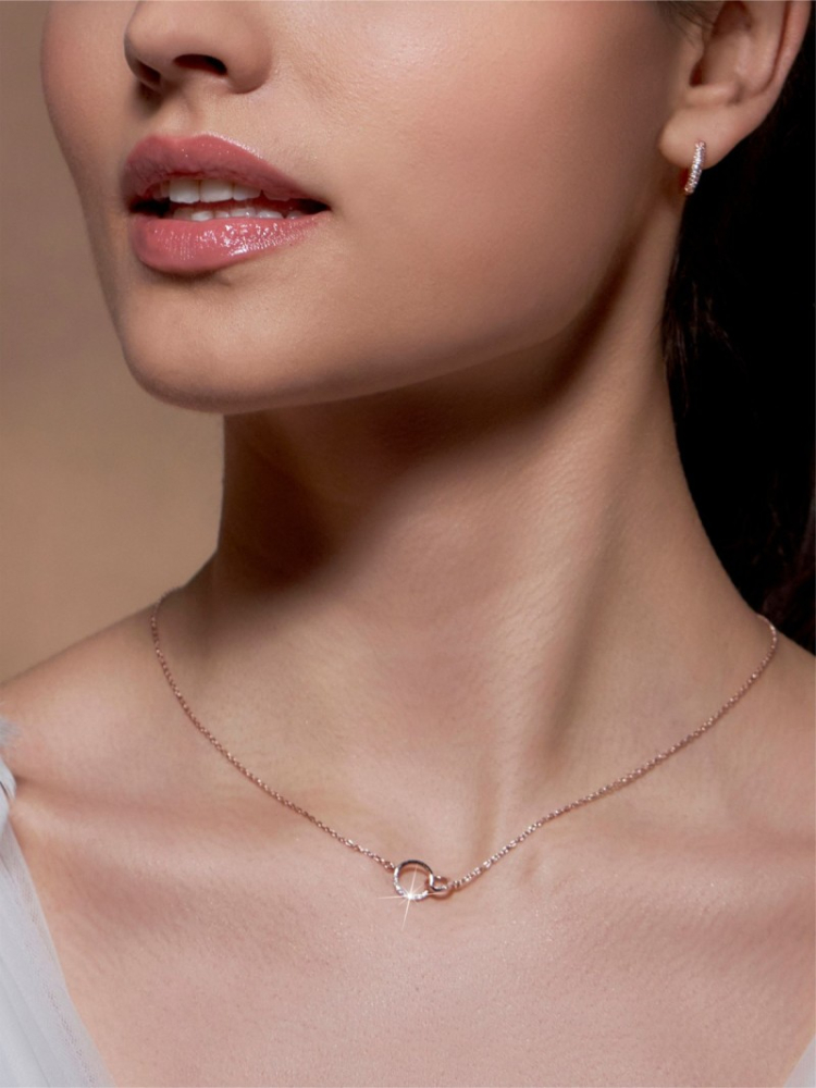 Poirier JS-001 Élodie Rose Juego de Joyas de Novia main product photo