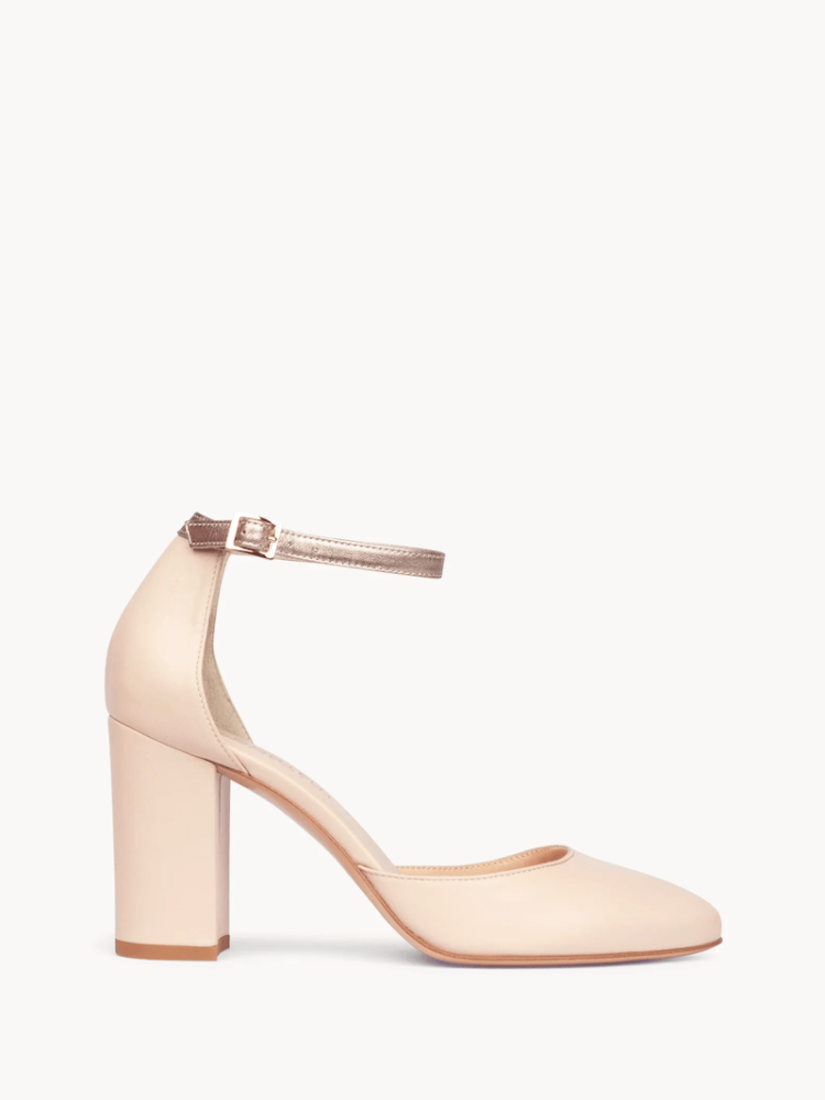 Content Amber Zapatos de Novia Blush Shiny Rosa main product photo