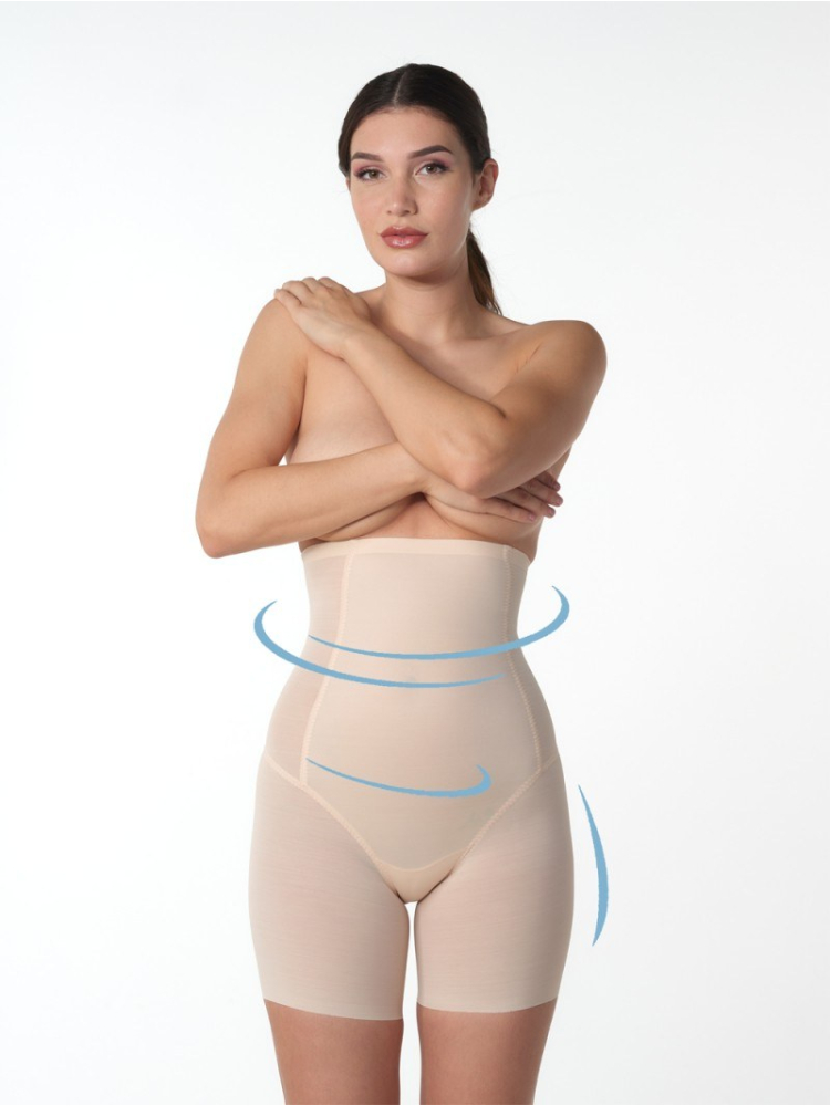 Poirier MP-50 Blush - Short Control de Cintura Alta main product photo