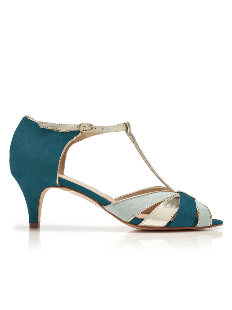 Rachel Simpson Zapatos de novia Maya Teal main product photo